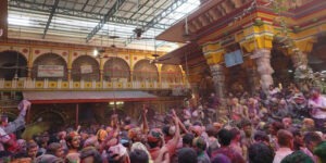 Holi in Sri Dwarakadhish temple